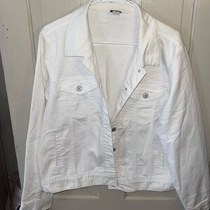 White Denim Jacket